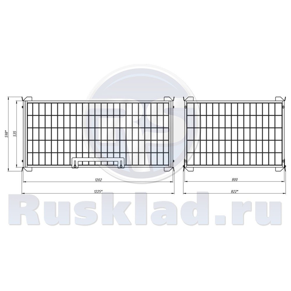 Сетчатое ограждение ОПС 500 Сетчатое ограждение ОПС 500