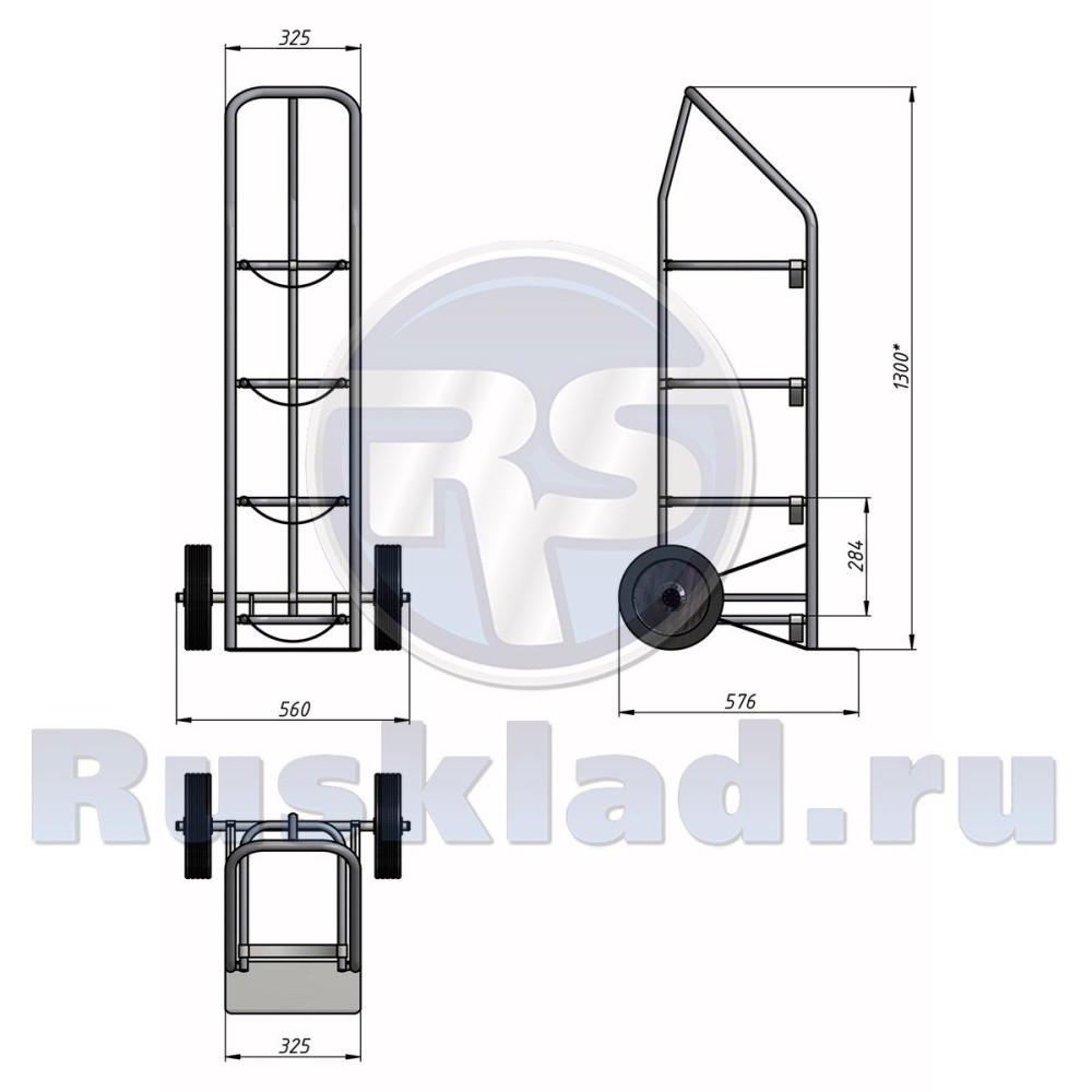 Тележка для перевозки 4-х баллонов с водой ВД 4 (г/п 95кг) Тележка для перевозки 4-х баллонов с водой ВД 4 (г/п 95кг)